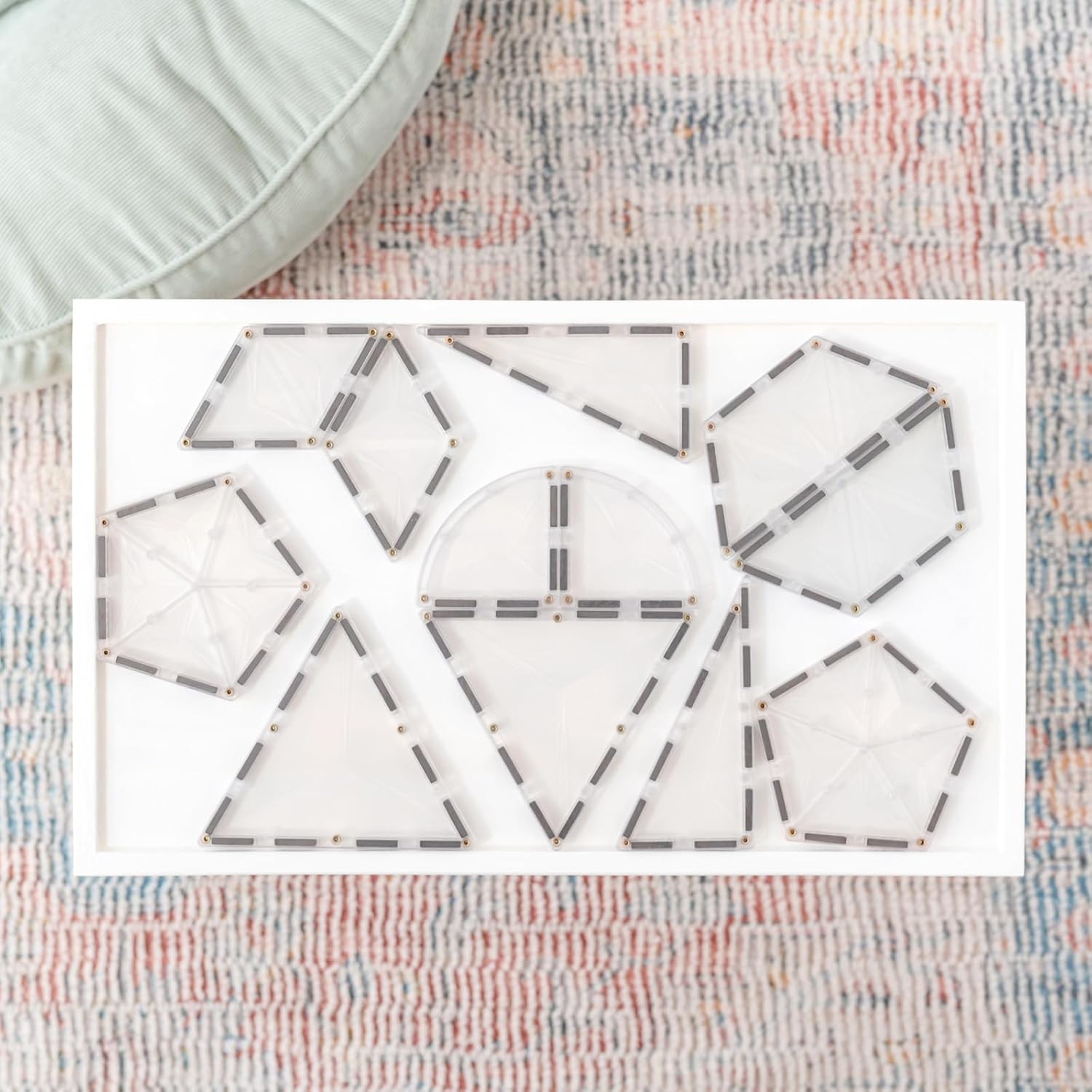 Connetix Clear Shape Expansion Pack, 24 Stuks