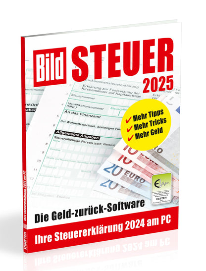 BILD-Steuer 2025 für das Steuerjahr 2024 (Aktivierungscode per Post)