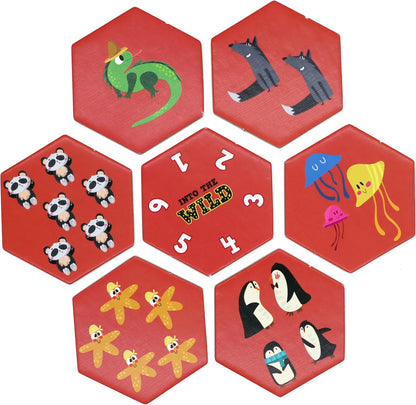 Shuffle Into The Wild Let's Match - Have Fun Creating These 5 Matching Puzzles, For 2-4 Players, Suitable For Ages 3+