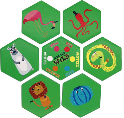 Shuffle Into The Wild Let's Match - Have Fun Creating These 5 Matching Puzzles, For 2-4 Players, Suitable For Ages 3+