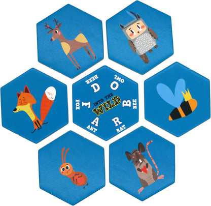 Shuffle Into The Wild Let's Match - Have Fun Creating These 5 Matching Puzzles, For 2-4 Players, Suitable For Ages 3+