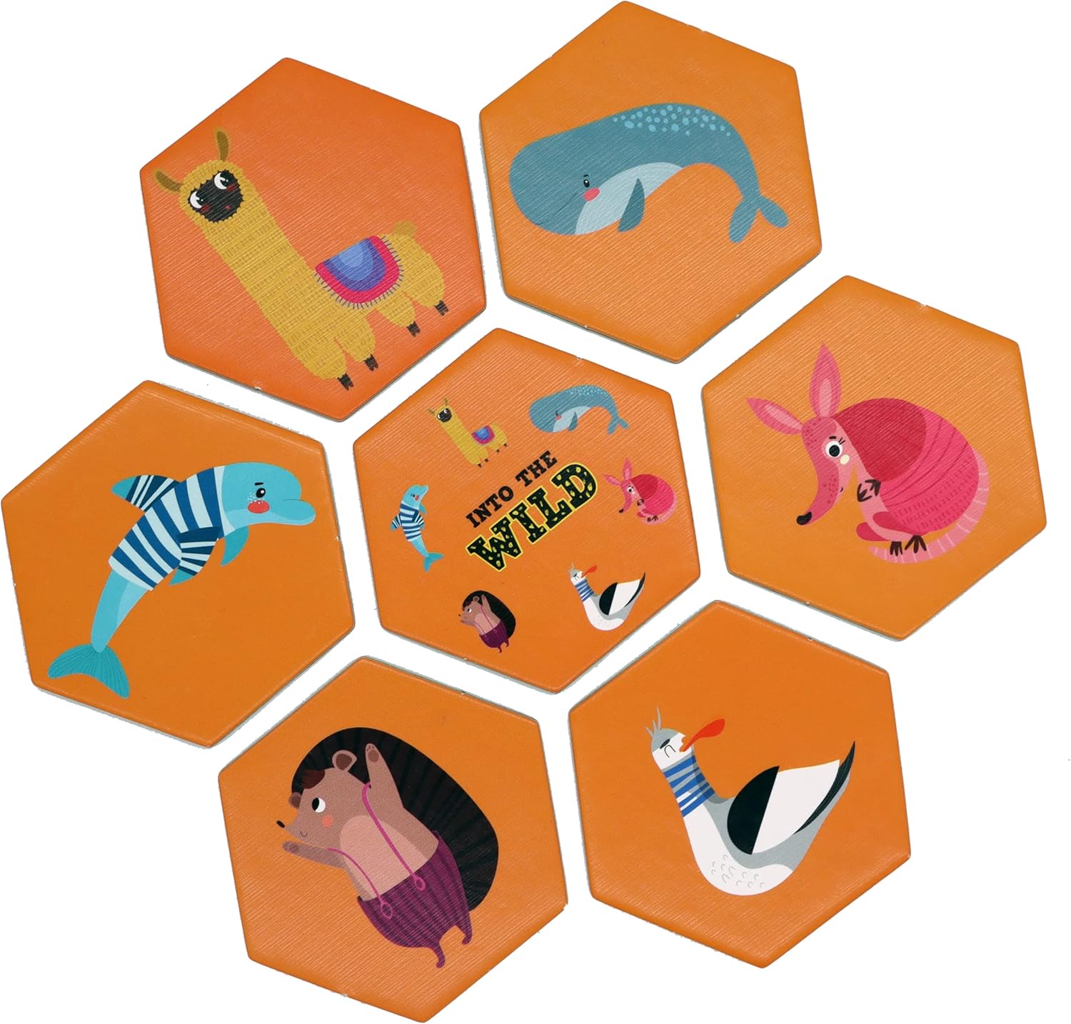 Shuffle Into The Wild Let's Match - Have Fun Creating These 5 Matching Puzzles, For 2-4 Players, Suitable For Ages 3+