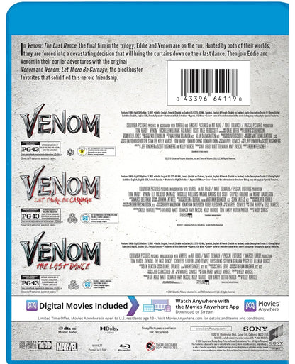 Venom 3-Movie Collection – Blu-ray Multi-feature + Digital