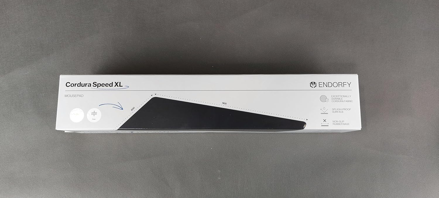 ENDORFY Cordura Speed XL Waterproof Mouse Mat, 400 × 900 × 3 mm | EY6B003