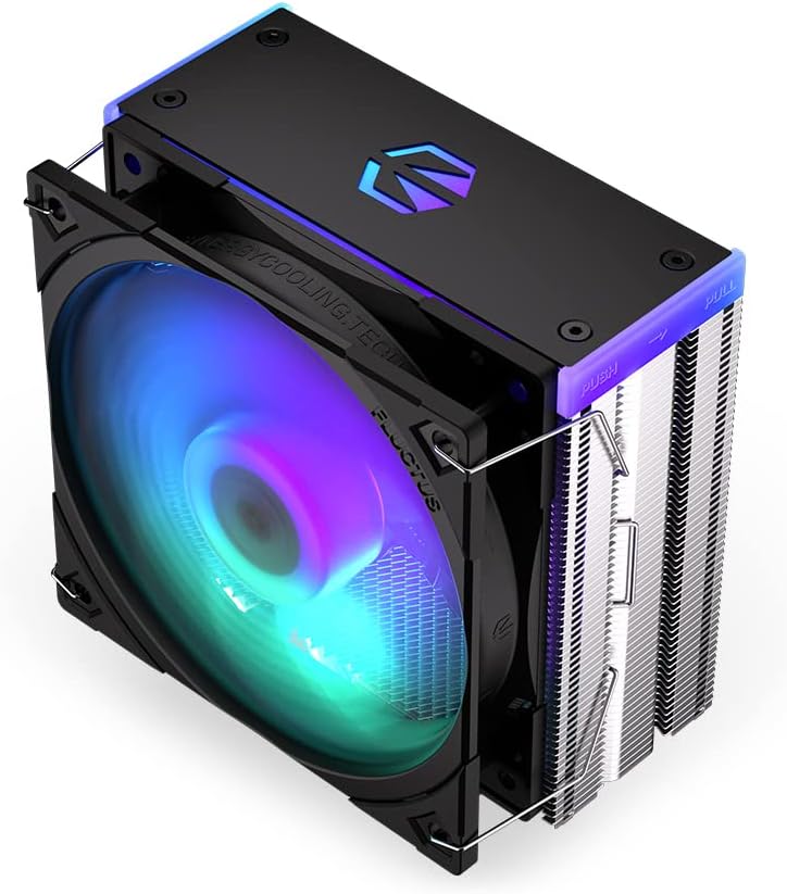 ENDORFY Fera 5 ARGB, CPU Cooler with Fan 120 mm, Fluctus 120 mm ARGB PWM Fan, Includes Thermal Paste, AM4 Cooler, AM5 CPU Cooler, AM4, LGA1700, LGA1200, EY3A007