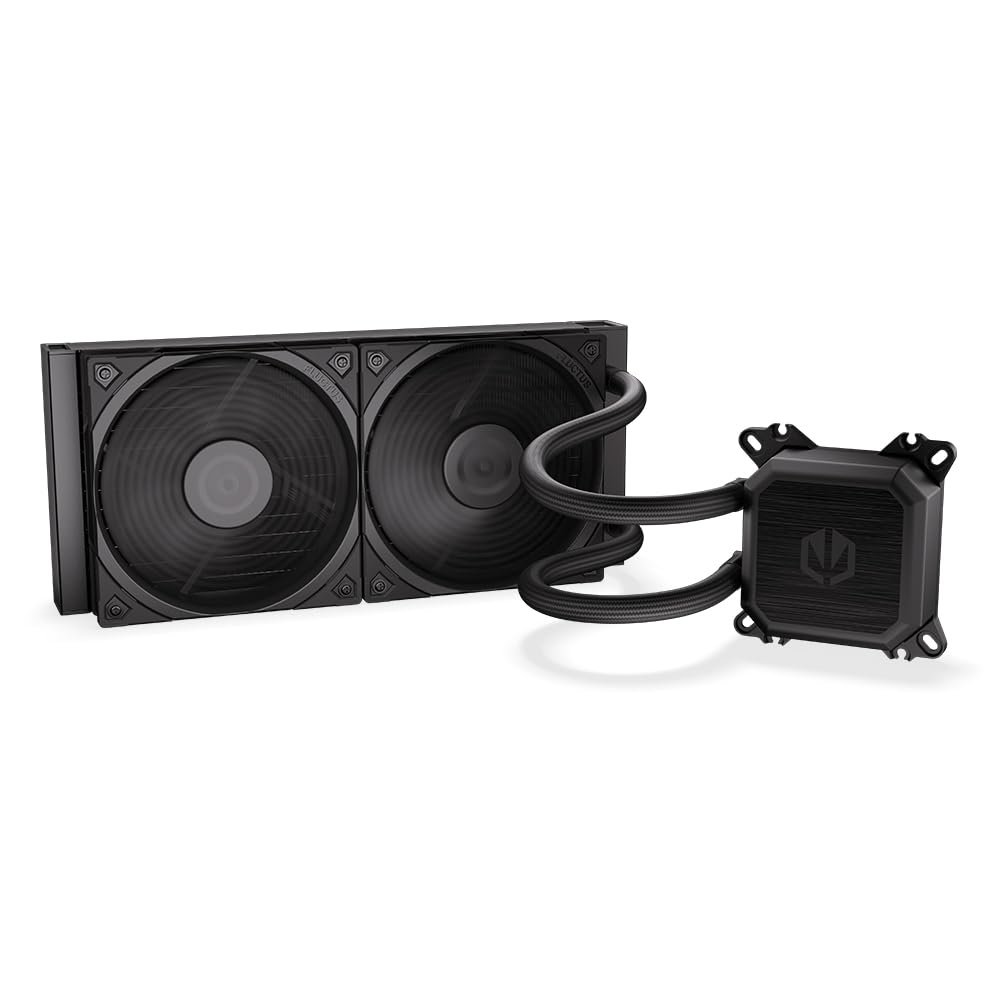 ENDORFY Navis F240, All-in-One Water Cooling, PWM Controlled Pump, 2 x 120 mm Fluctus Fan, Compatible with AM5, AM4, LGA1700, LGA1200, LGA1150, LGA1151, LGA1155, LGA1156 etc., EY3B001