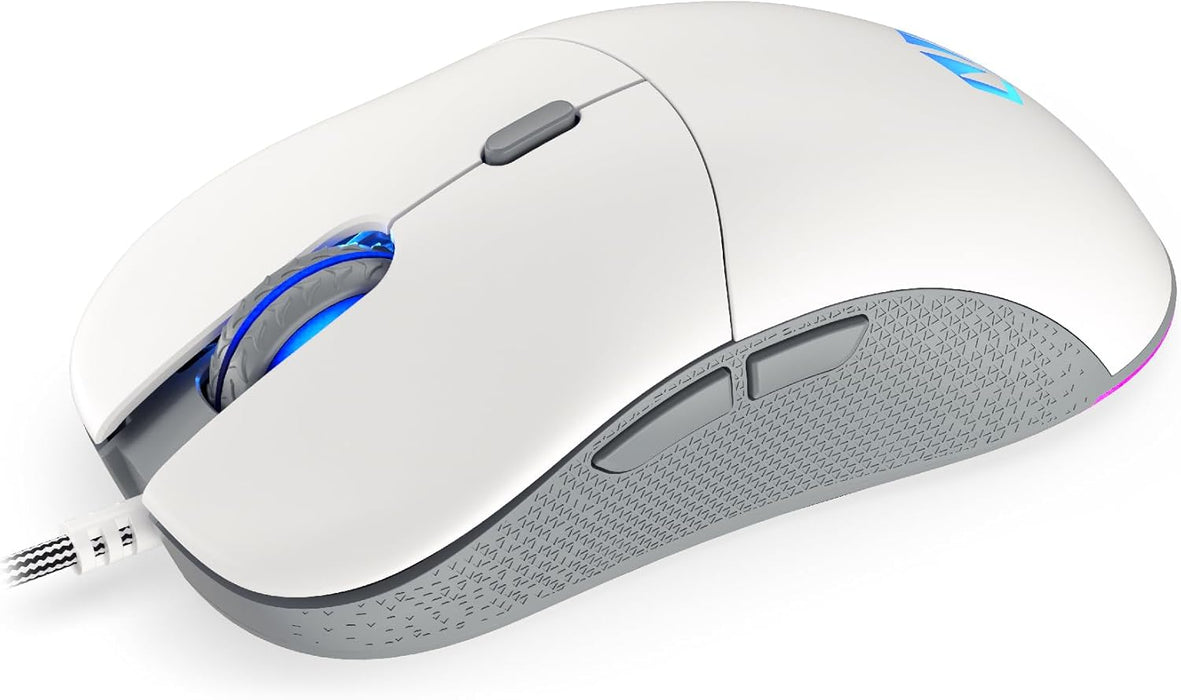 ENDORFY GEM Onyx White, Souris de Jeu légère, capteur PixArt PMW3325, 8000 DPI, Kailh GM 4.0 switches | EY6A012