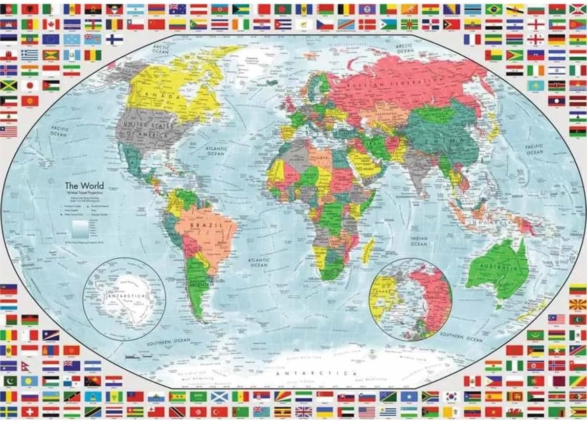 Ravensburger Portrait of The Earth Jigsaw Puzzles for Adults and Kids Age 12 Years Up - 1000 Pieces