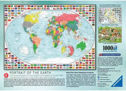 Ravensburger Portrait of The Earth Jigsaw Puzzles for Adults and Kids Age 12 Years Up - 1000 Pieces