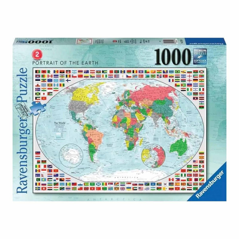Ravensburger Portrait of The Earth Jigsaw Puzzles for Adults and Kids Age 12 Years Up - 1000 Pieces