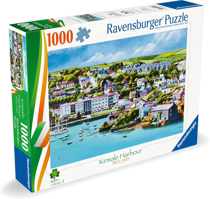 Ravensburger Irish Collection No.1 Kinsale Harbour, County Cork 1000 Piece Jigsaw Puzzles for Adults and Kids Age 12 Years Up - Ireland New Design
