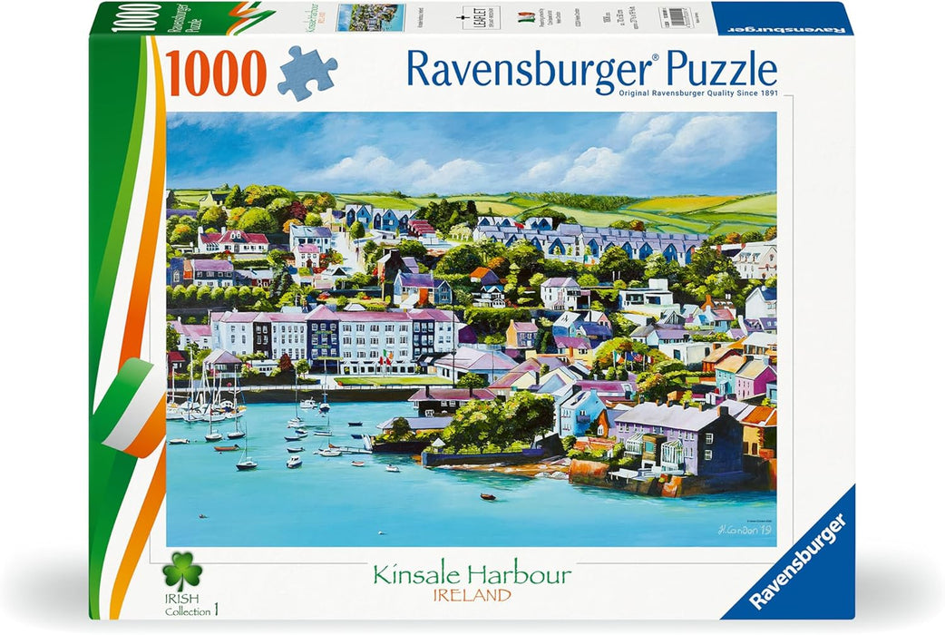Ravensburger Irish Collection No.1 Kinsale Harbour, County Cork 1000 Piece Jigsaw Puzzles for Adults and Kids Age 12 Years Up - Ireland New Design
