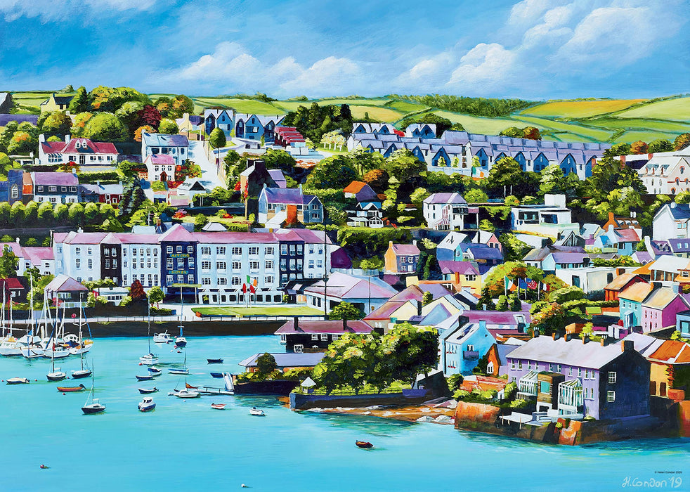 Ravensburger Irish Collection No.1 Kinsale Harbour, County Cork 1000 Piece Jigsaw Puzzles for Adults and Kids Age 12 Years Up - Ireland New Design