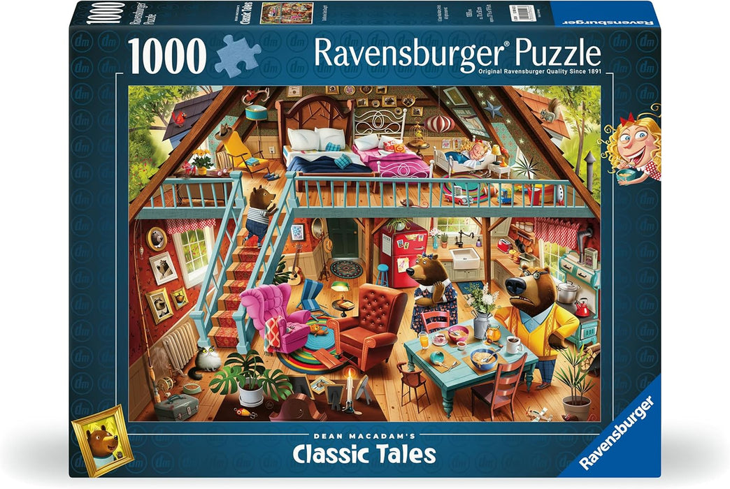 Ravensburger Goldilocks Gets Caught! 1000 Piece Jigsaw Puzzles for Adults and Kids Age 12 Years Up