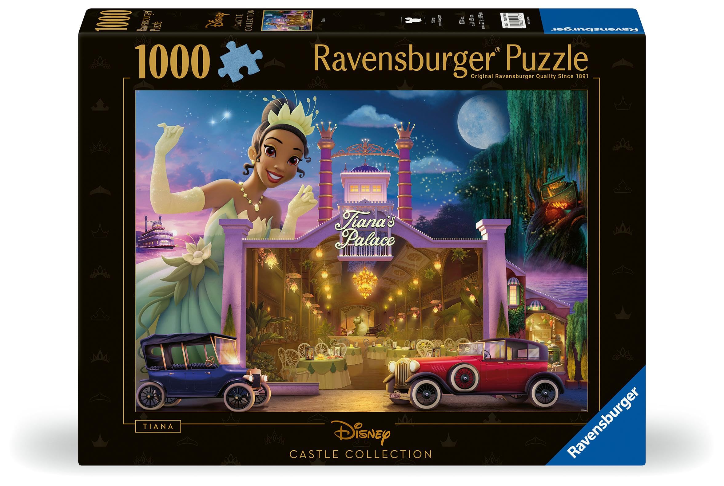Ravensburger Disney Castles: Tiana 1000 Piece Jigsaw Puzzle for Adults and Kids Age 12 Years Up - Princess & The Frog