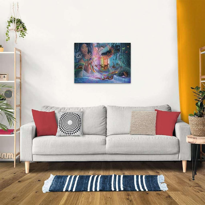 Ravensburger Disney Castles Pocahontas 1000 Piece Jigsaw Puzzle for Adults and Kids Age 12 Years Up