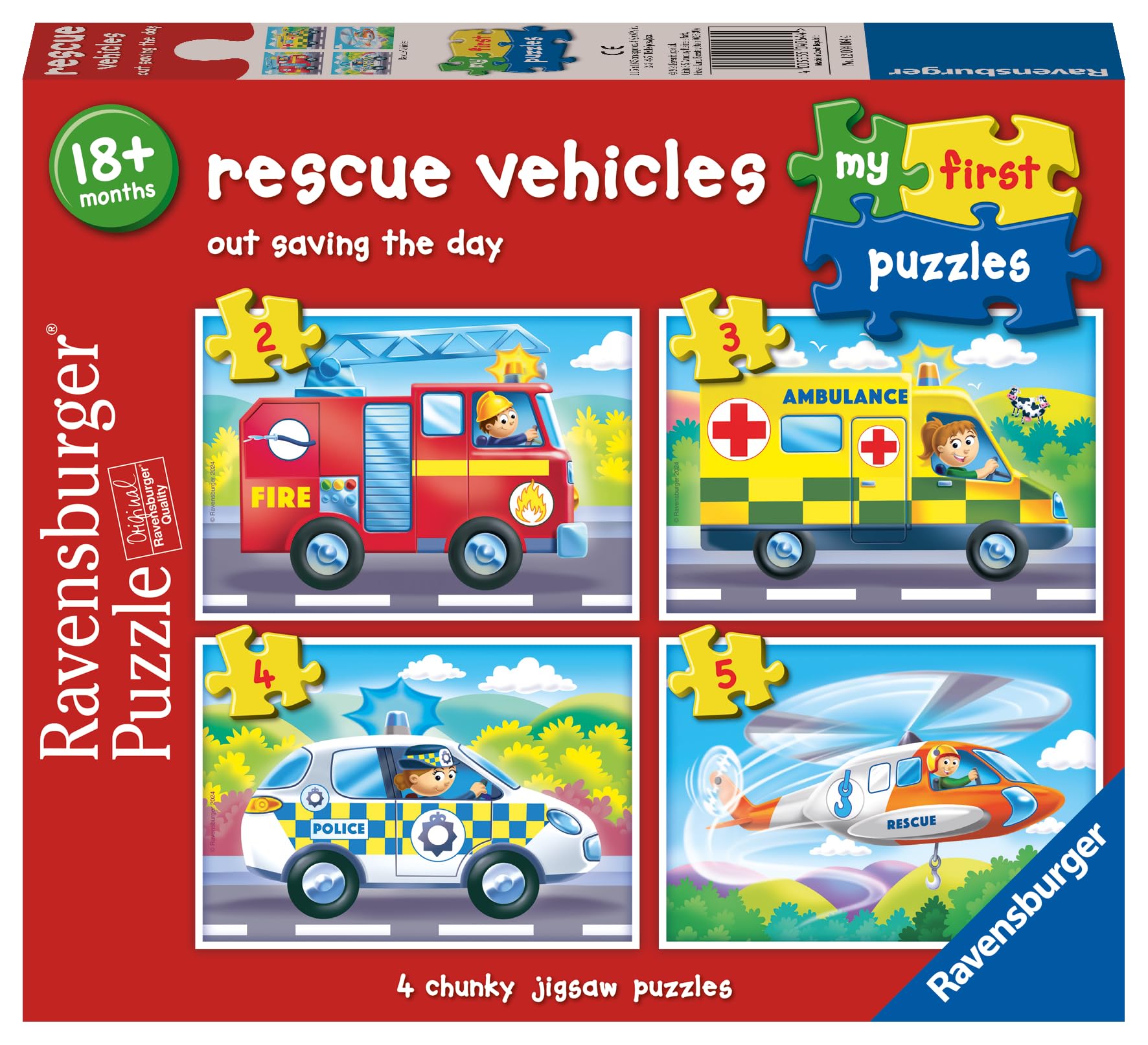 Ravensburger- My First Puzzle 2-3-4-5 Piezas (12004064
