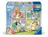 Ravensburger - My first Puzzle Bluey, Puzzle Bambini, Puzzle 18 mesi, 4 puzzle in 1, 2/3/4/5 pezzi