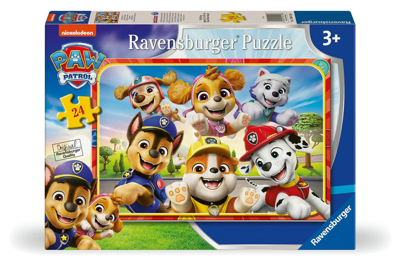 Ravensburger - Puzzle Paw Patrol Puzzle 24 Pezzi Giant, Puzzle Bambini 3 Anni, 70x50cm