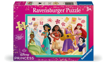 Ravensburger - Puzzle Disney Princess, Puzzle Bambini 3 Anni, Giochi bambine 3 anni femmina, Puzzle 35 pezzi, 26.5x18cm