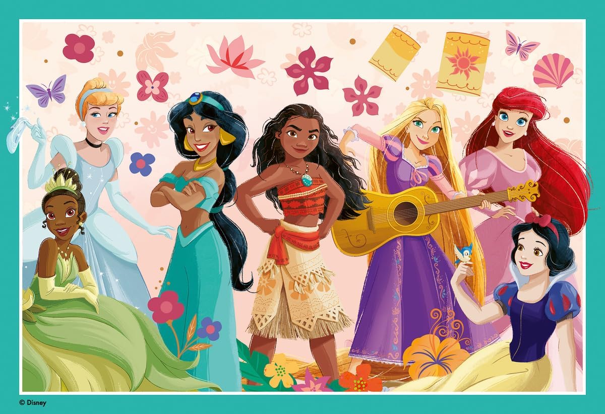 Ravensburger - Puzzle Disney Princess, Puzzle Bambini 3 Anni, Giochi bambine 3 anni femmina, Puzzle 35 pezzi, 26.5x18cm