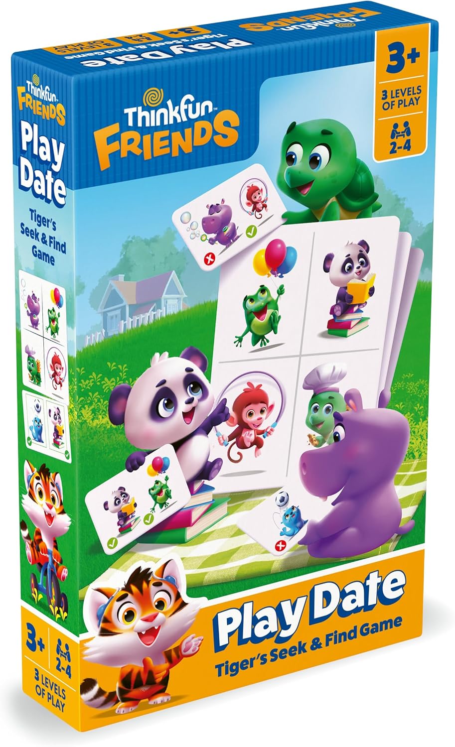 ThinkFun Friends Play Date Game - Boys Girls Age 3 Years Up - Educational Toddler Toys