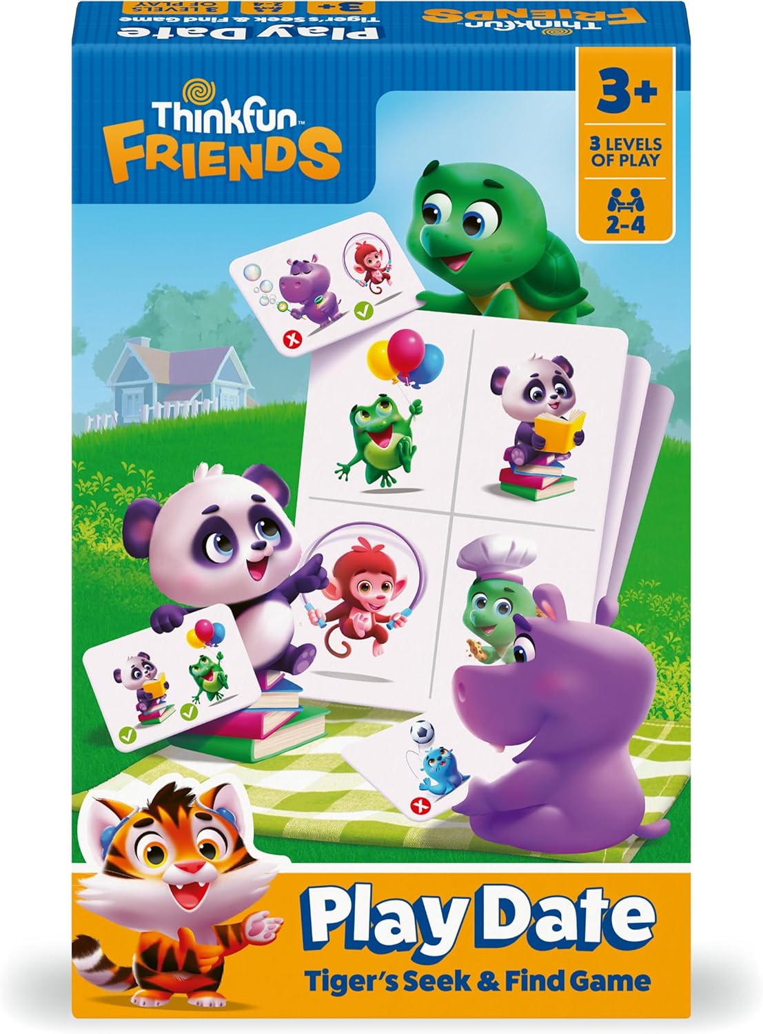 ThinkFun Friends Play Date Game - Boys Girls Age 3 Years Up - Educational Toddler Toys