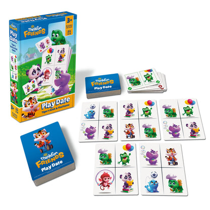 ThinkFun Friends Play Date Game - Boys Girls Age 3 Years Up - Educational Toddler Toys