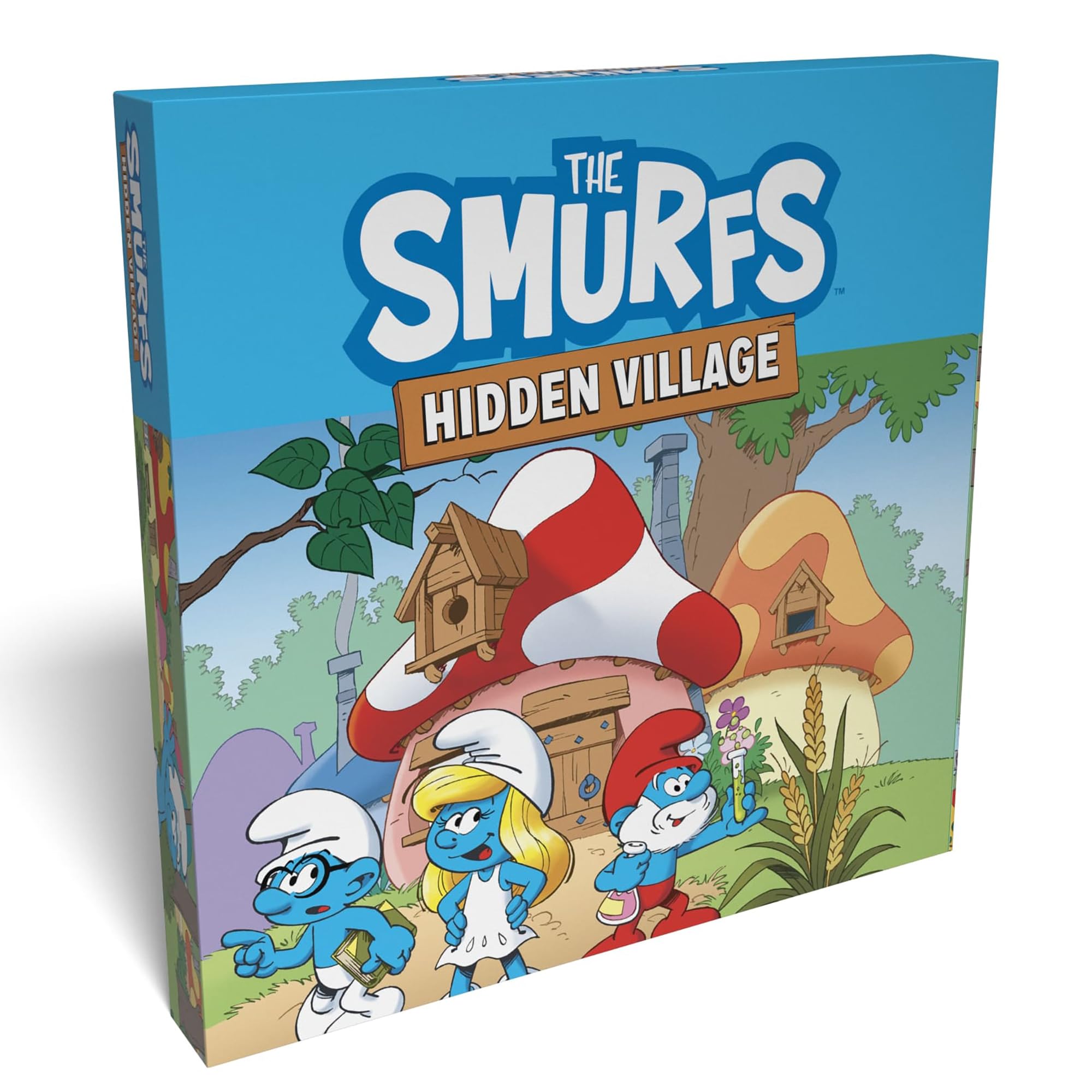 The Smurfs: Hidden Village - Cooperative Board Game, Village Building & Strategy, Officially Licensed, Family Ages 7+, 1-5 Players