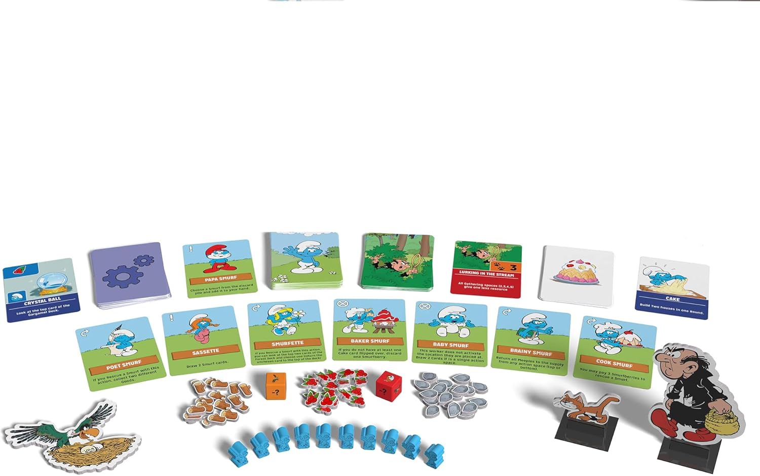 The Smurfs: Hidden Village - Cooperative Board Game, Village Building & Strategy, Officially Licensed, Family Ages 7+, 1-5 Players