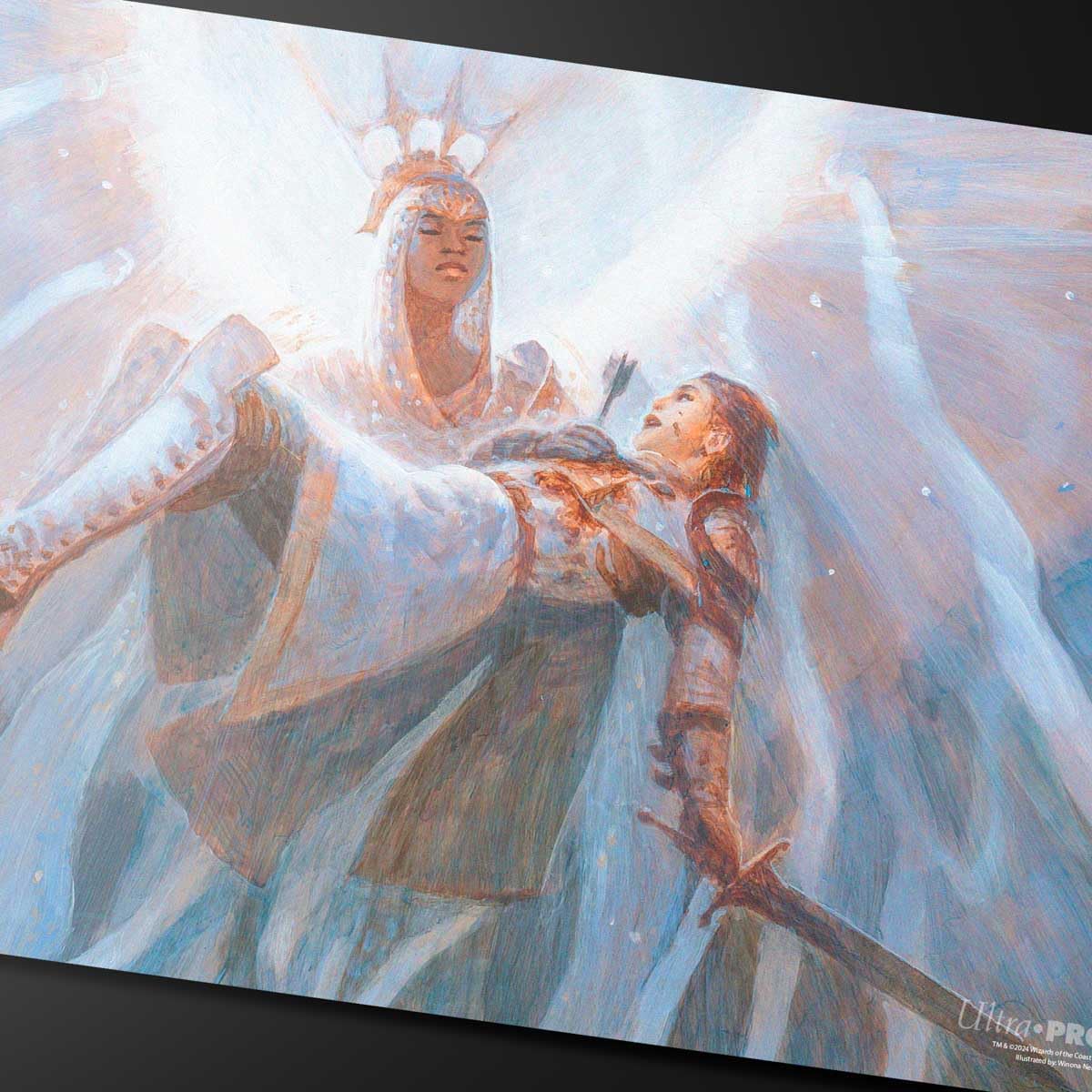 Ultra PRO - Innistrad Remastered Restoration Angel Playmat for Magic: The Gathering, Gaming Accessories, MTG Tabletop Gaming Gear, Card Game Supplies, TCG Playmat, Collectible Card Game Mat