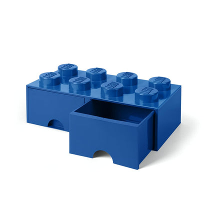 Contenitore Lego Brick 8 Cassetto Blu