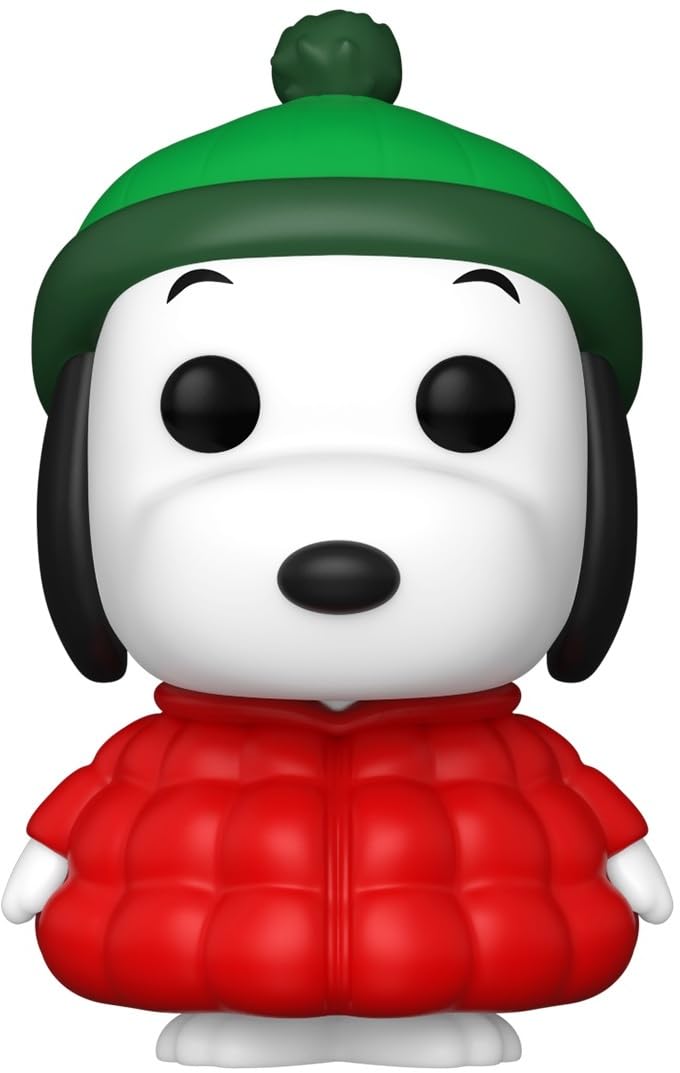 Funko POP! Animation: Peanuts - Snoopy In Coat - 1/6 Odds for Rare Chase Variant - Classic Peanuts - Collectable Vinyl Figure - Gift Idea - Official Merchandise - Toys for Kids & Adults