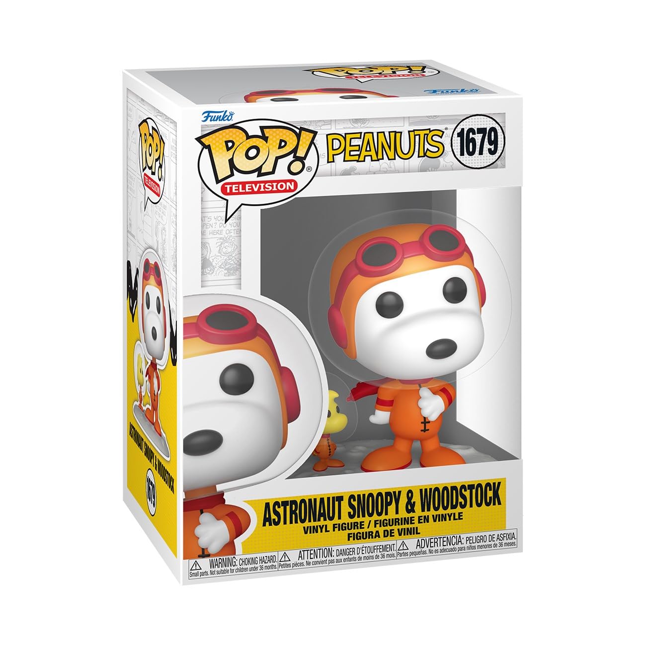 Funko POP! Animation: Peanuts - Space Snoopy - Classic Peanuts - Collectable Vinyl Figure - Gift Idea - Official Merchandise - Toys for Kids & Adults - Cartoons Fans - Model Figure for Collectors