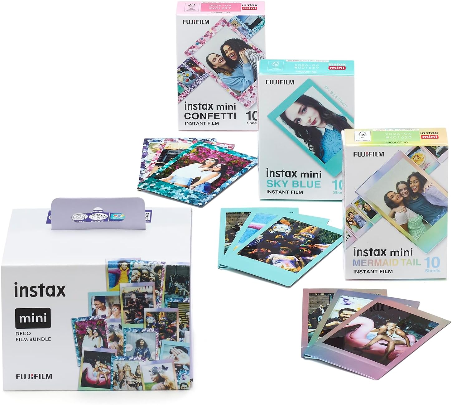 Fuji - Instax Mini Film Deco Bundle