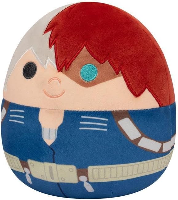 Squishmallows Original 20cm Shoto Todoroki - My Hero Academia - Official Jazwares Plush - Collectible Soft & Squishy Anime Stuffed Animal Toy - Gift for Kids, Girls & Boys