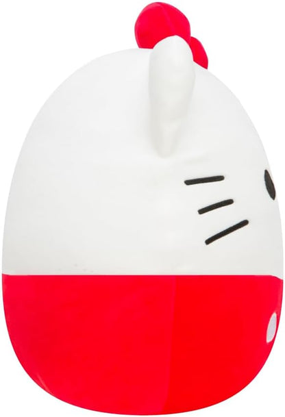 Squishmallows Original Sanrio 25cm Hello Kitty Red Suit - Ultrasoft Official Jazwares Plush Toy
