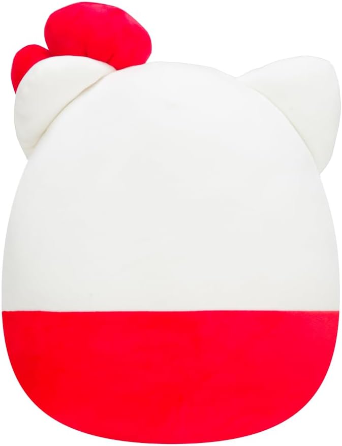 Squishmallows Original Sanrio 25cm Hello Kitty Red Suit - Ultrasoft Official Jazwares Plush Toy