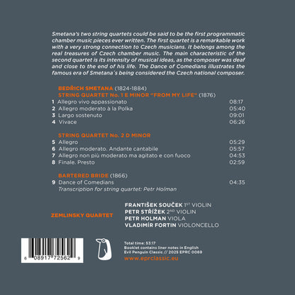 Bedrich Smetana: String Quartets