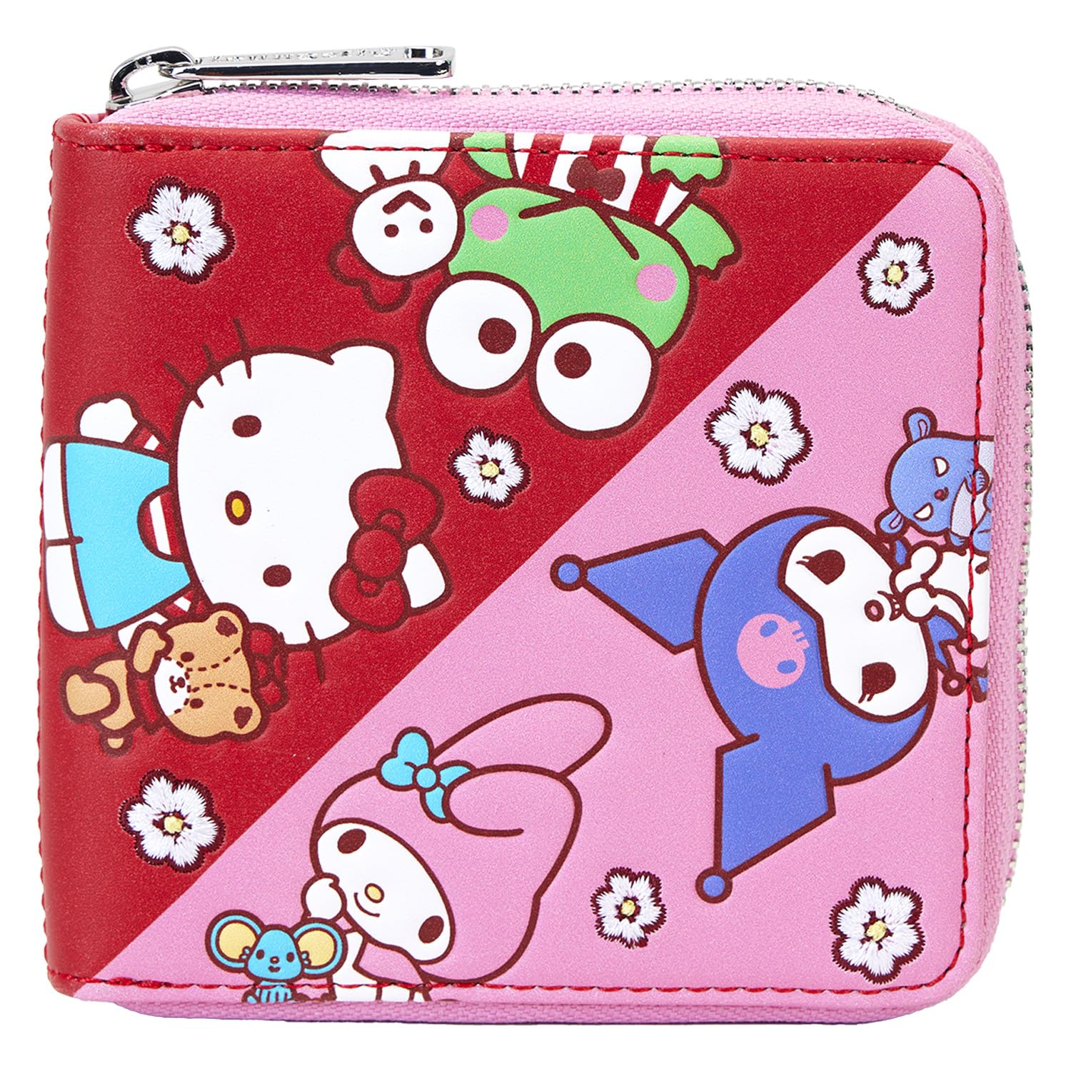 Loungefly Sanrio Hello Kitty & Friends Color Block Zip Around Wallet