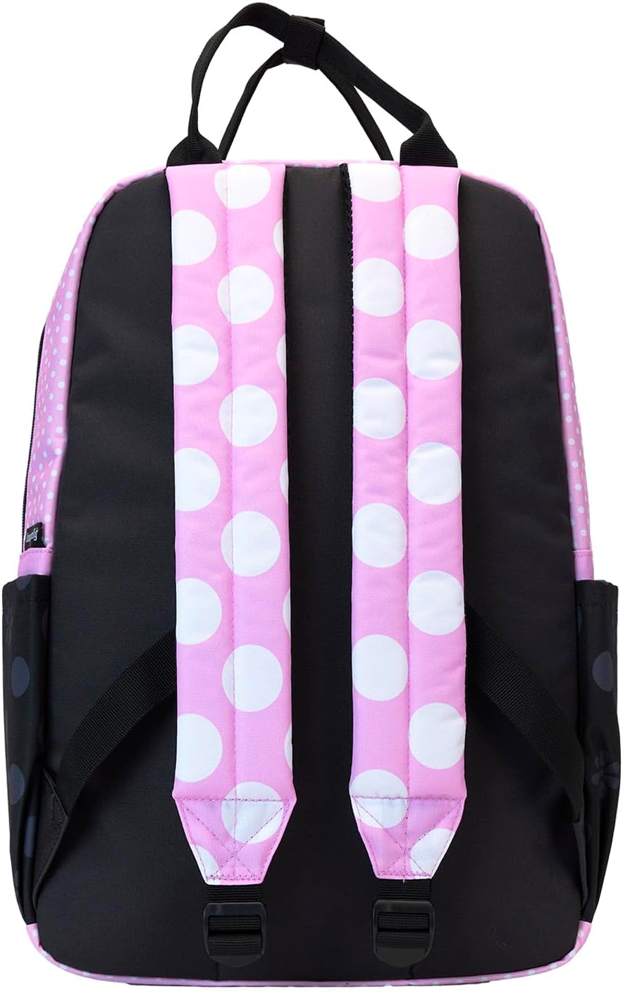 Loungefly Disney Minnie Floral Rock The Dots Full-Size Nylon Backpack