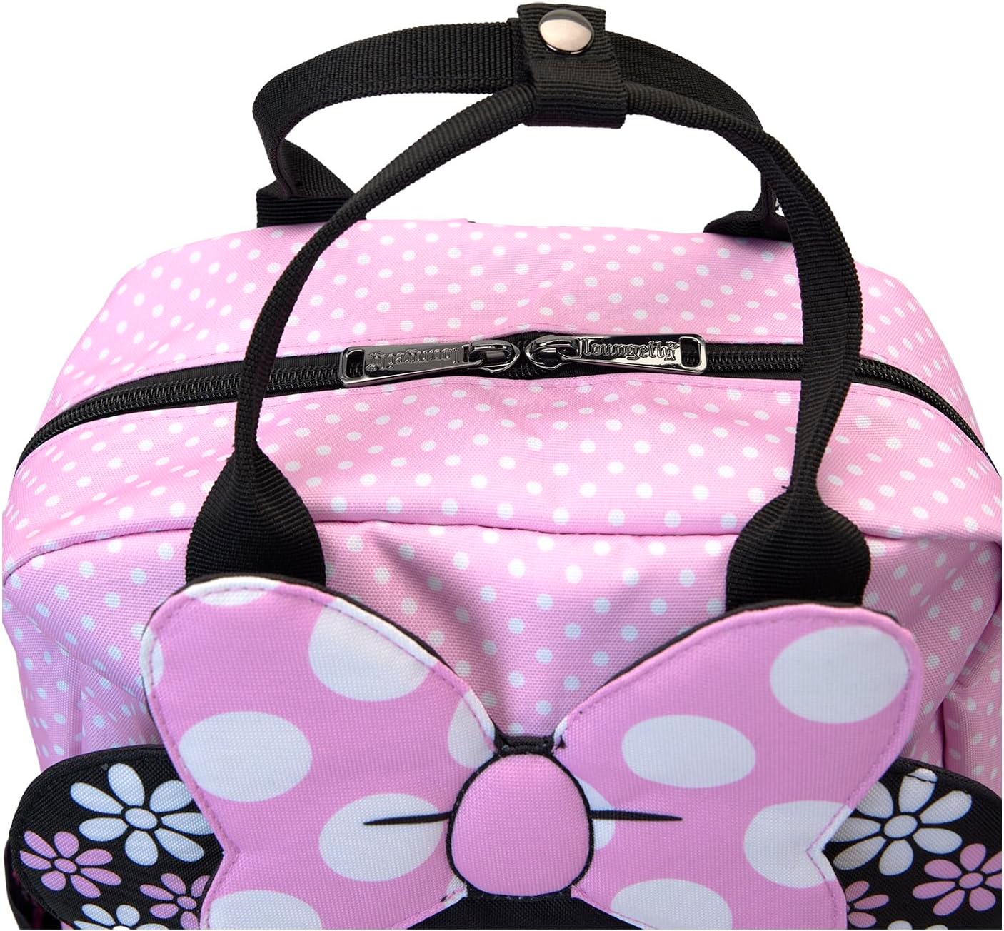 Loungefly Disney Minnie Floral Rock The Dots Full-Size Nylon Backpack