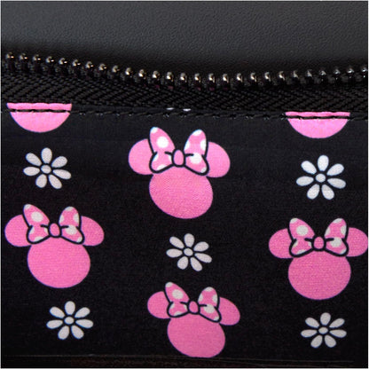 Loungefly Disney Minnie Floral Rock The Dots Clutch Crossbody Bag