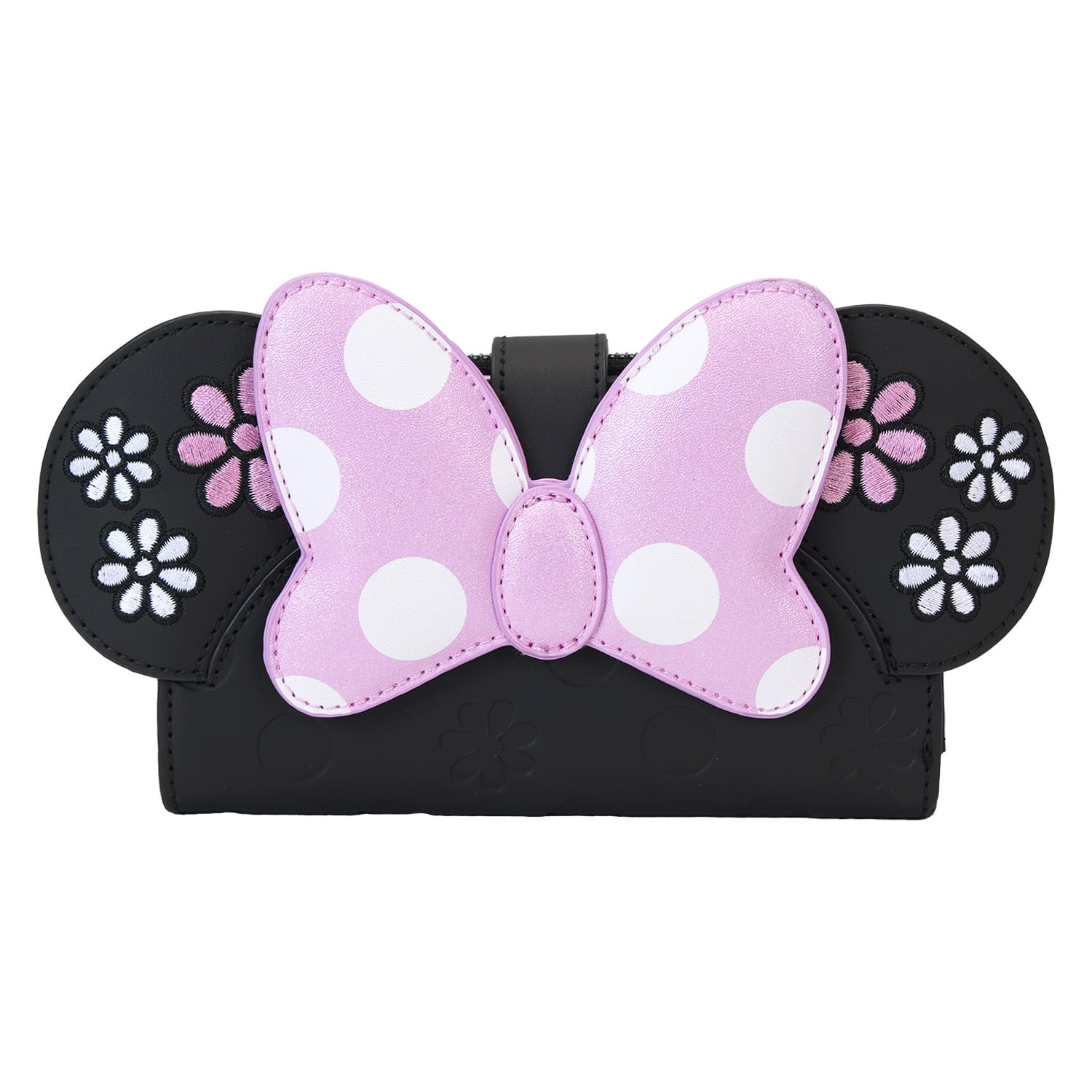 Loungefly Disney Minnie Floral Rock The Dots Flap Wallet