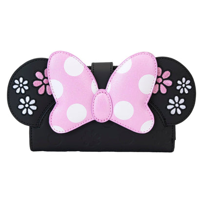 Loungefly Disney Minnie Floral Rock The Dots Flap Wallet