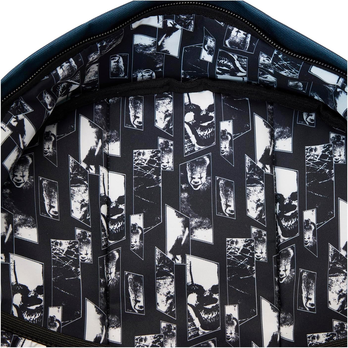 Loungefly Warner Brothers It Pennywise I Heart Horror Nylon Full-Size Backpack
