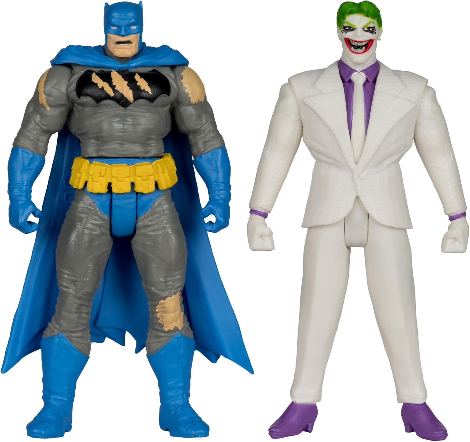 Batman (Blue Battle Damage) & The Joker|