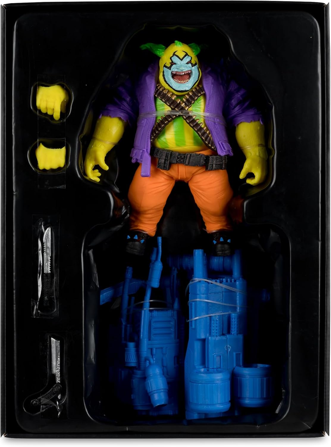 Spawn The Clown Black Light Edition 7in Action Figure Gold Label McFarlane Toys