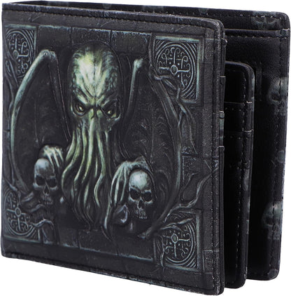 Nemesis Now Unisex's Cthulhu Bi-Fold Wallet, Black, 11cm