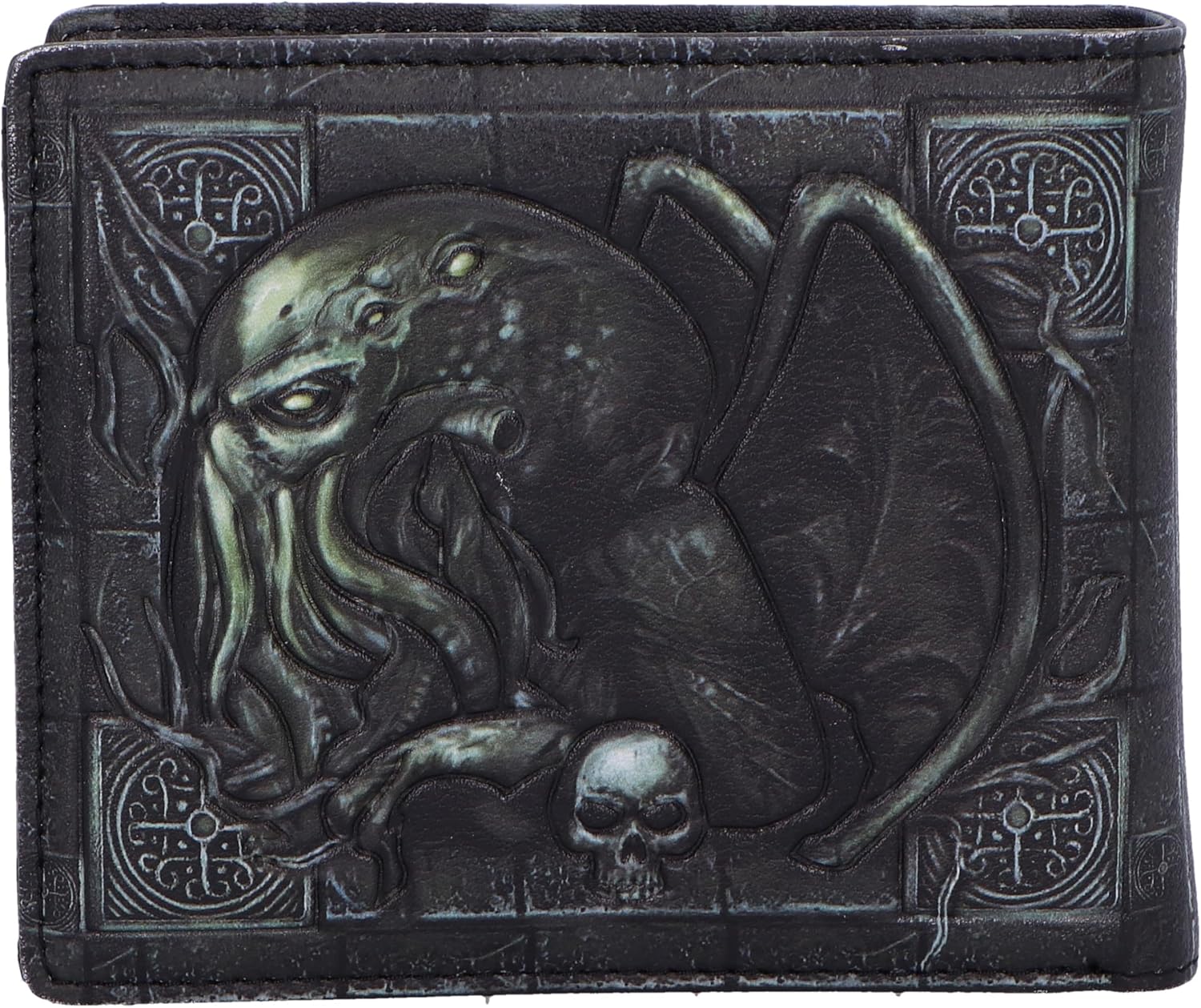 Nemesis Now Unisex's Cthulhu Bi-Fold Wallet, Black, 11cm